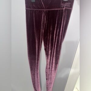 Velvet leggings